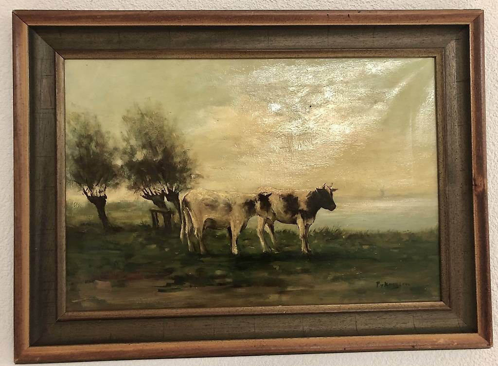 Dipinti: Gemälde von Fedor van Kregten 1871 - 1937 – Usato da Riedt b. Erlen venduto da mar_lh52