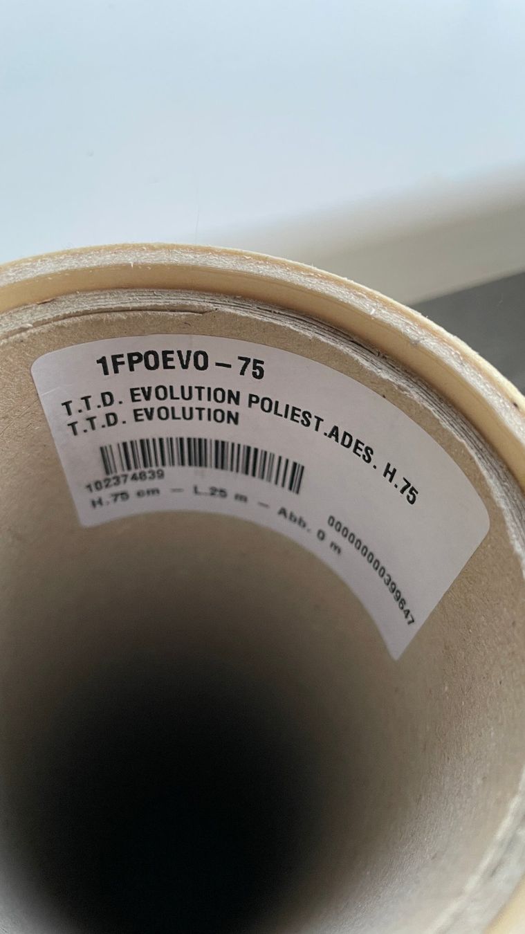 Fogli trasparenti: T.T.D. Evolution Poliest. Ades. H.75 Übertragungsfolie – Nuovo (secondo la descrizione) da Glattfelden venduto da cybermaxx 1