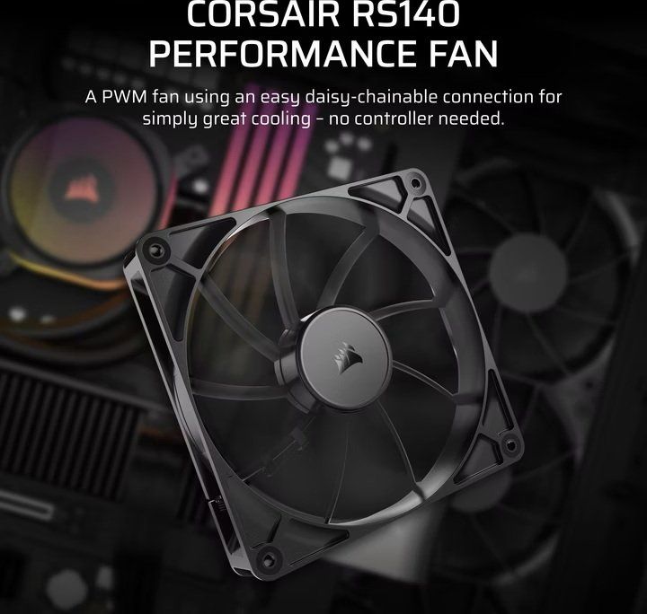 Corsair Custodie: Corsair RS140 140 mm, 2x – Nuovo e nell'imballaggio originale da Gunzgen venduto da flyhirsch59 3