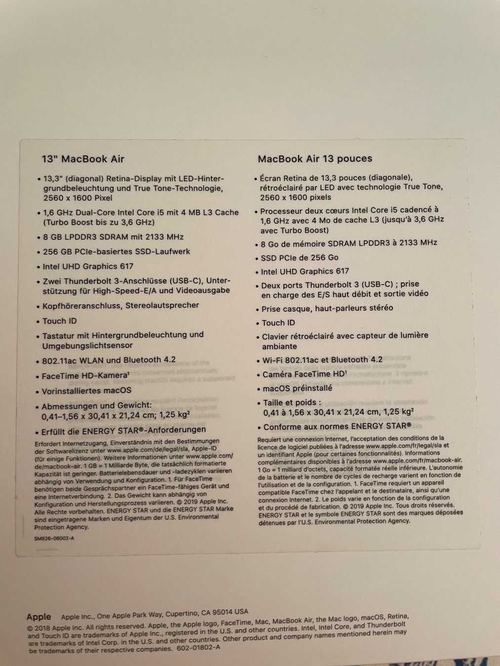 Apple Notebook: 13" MacBook Air silver – Usato da Thayngen venduto da ivo439 1