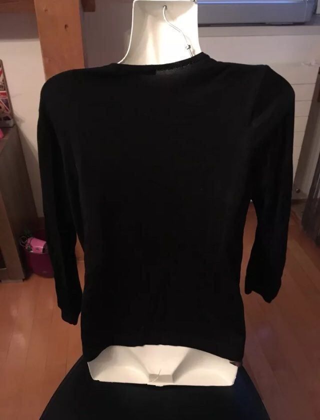 Pullover & Sweatshirts: Pull 2 en 1 Charles Vögele léopard noir rouge cache-cœur S – Neu (gemäss Beschreibung) aus Genève von Libellule477 6