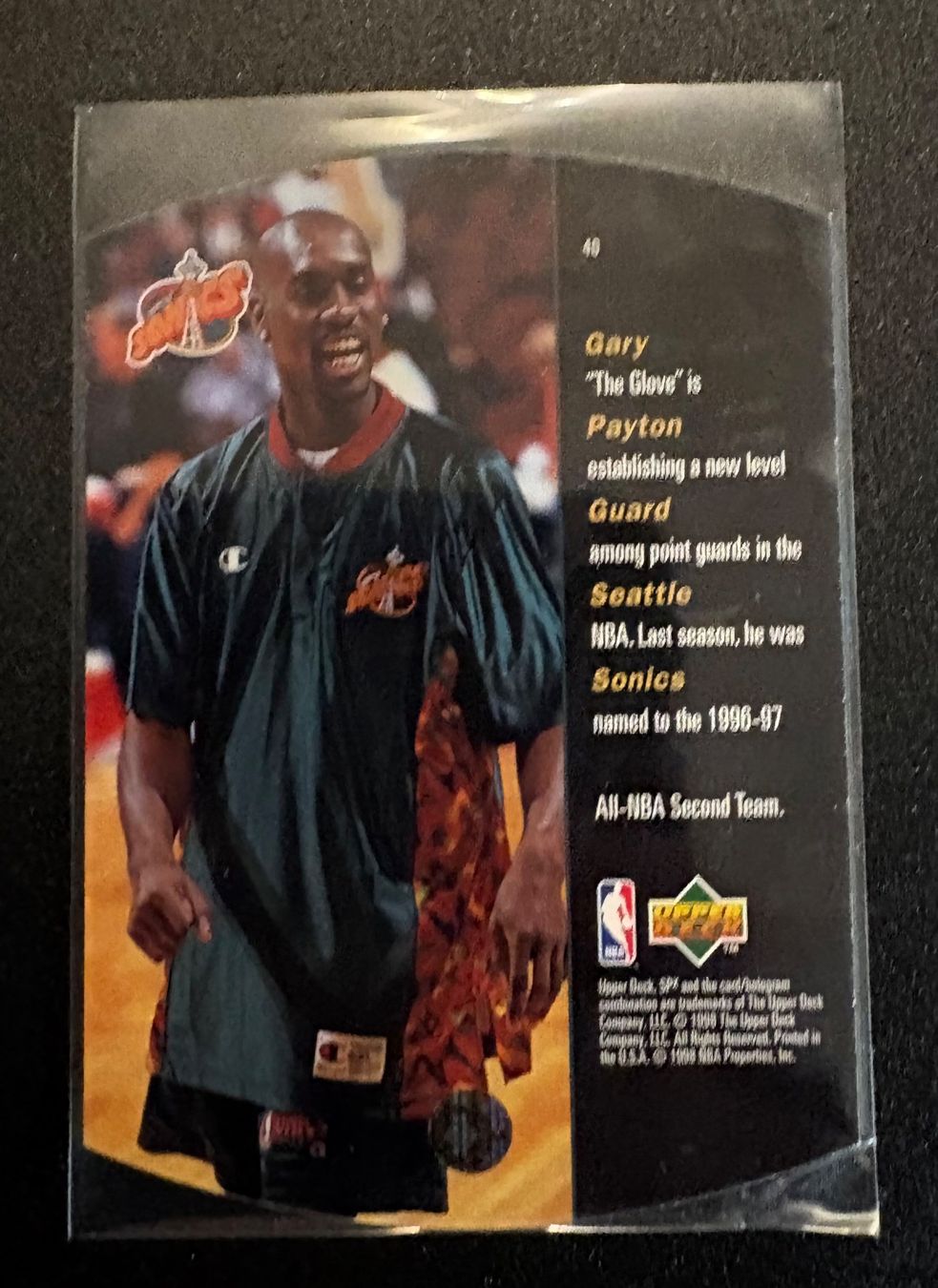 Nba Carte collezionabili: NBA Gary Payton SPX 98 Card – Nuovo (secondo la descrizione) da Muttenz venduto da joba23 1