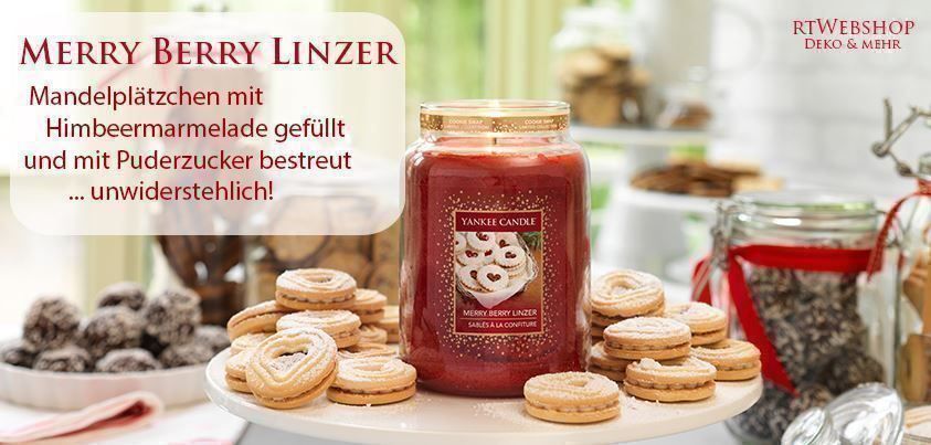 Yankee Candle Kerzen: Yankee Candle Merry Berry Linzer lageJar – Neu und originalverpackt aus Langwiesen von rtWebshop 2