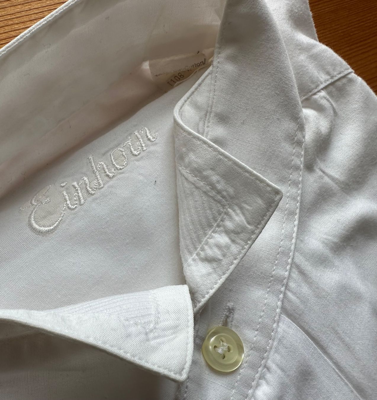 Camicie: Einhorn Smoking Hemd BW weiss - S – Usato da Gersau venduto da Sidharta7 2
