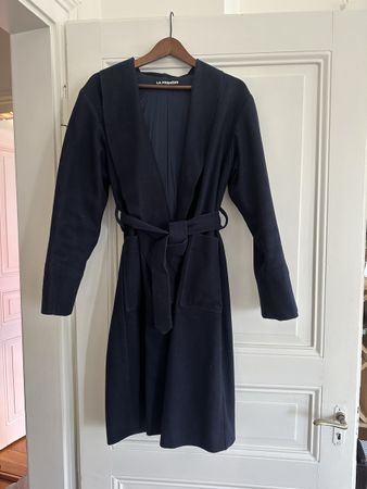 Edler Damen Wollmantel, , Marineblau, Grösse M - Top Zustand