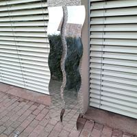 Wellen-Dekospiegel zum Aufhängen (2 Stück)