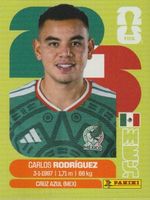 FIFA WORLD CUP 2026 Panini Sticker MEX 9 CARLOS RODRIGUEZ