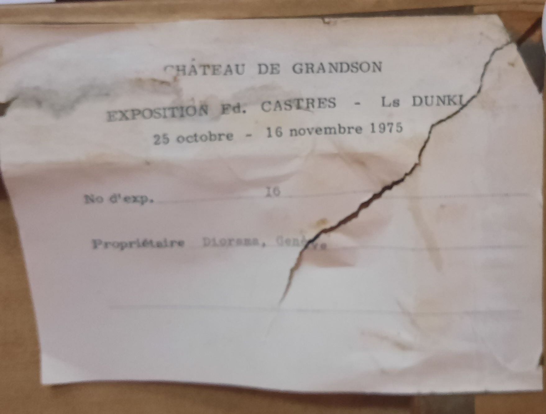 Gemälde: LOUIS DUNKI 1856 - 1915 – Gebraucht aus Genève von Enigme8 1