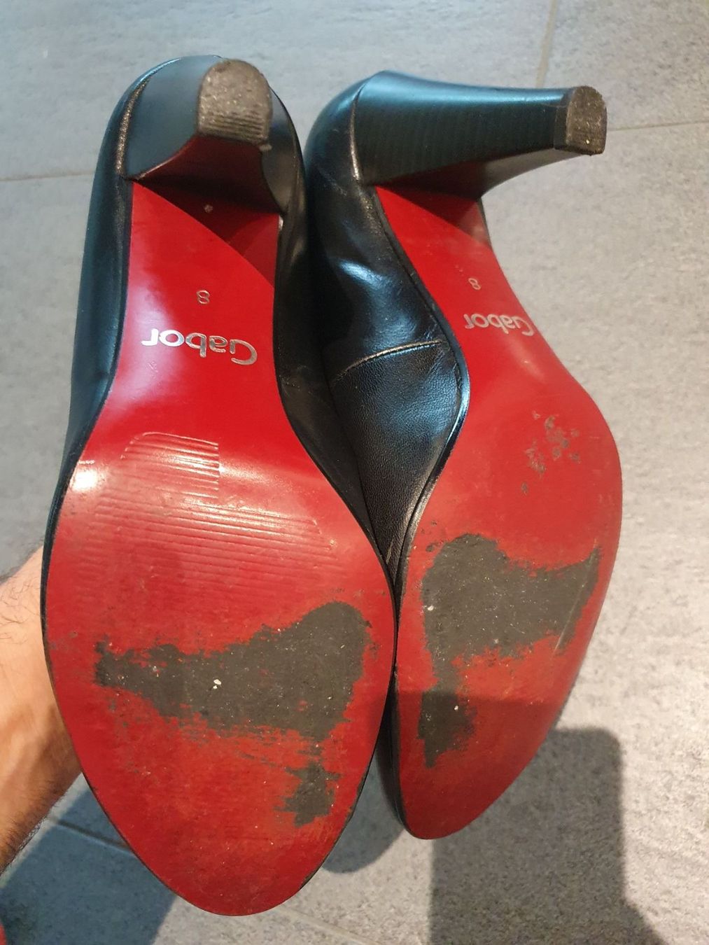 Gabor Scarpe da donna: Schwarze Gabor Pumps, Grösse 41, Leder – Usato da Altendorf venduto da MiriCaj 5
