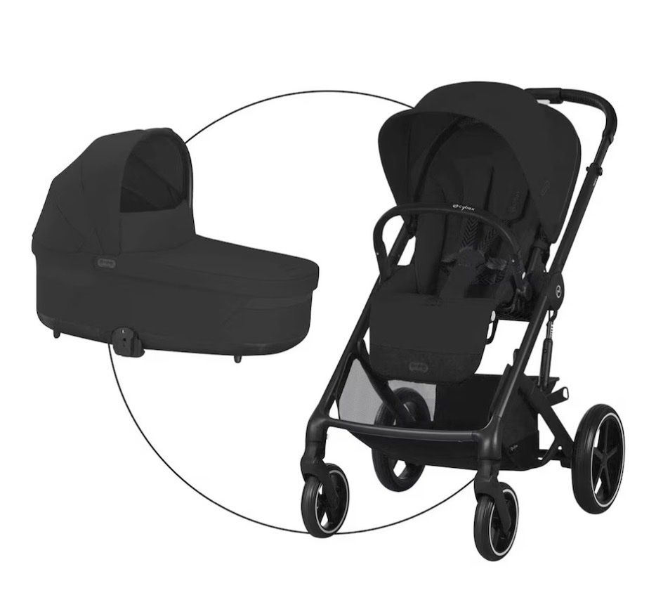 Cybex Carrozzine: CYBEX BALIOS S LUX BUNDLE - MOON BLACK – Usato da Spreitenbach venduto da MentorZ.