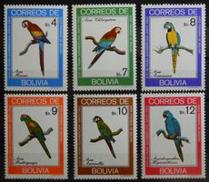 Bolivien Kat. 969-974 ** 1981 Vögel