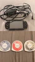 Sony PSP 1000 Konsole mit 3 Spielen und Ladekabel