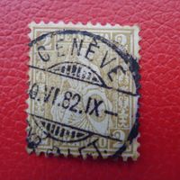 1882: Sitzende Nr.37, sauber von GENEVE: 10.6.1882