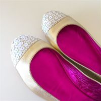 Handgearbeitete superbequeme Ballerinas Gr. 37.5 NEU