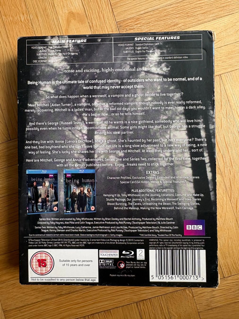 Tous les DVDs: Being Human - Complete First and Second Season - Blu-ray – D'occasion à Zürich par Malcom 7