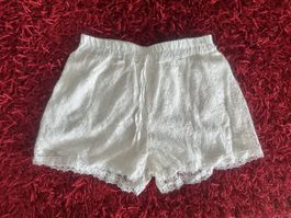 Spitzen Shorts weiss neuwertig Gr. M