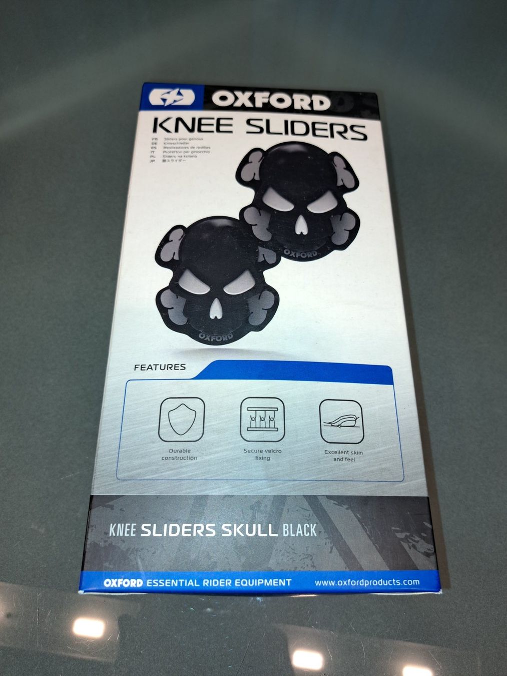 Protezioni & Imbottiture: Oxford Skull Knieschleifer – Nuovo e nell'imballaggio originale da Freienbach venduto da EASY_E