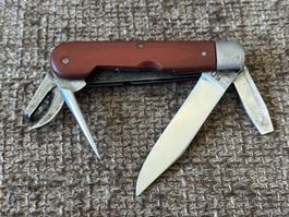 Altes Militärmesser WENGER 1950 Fiber TOP RAR