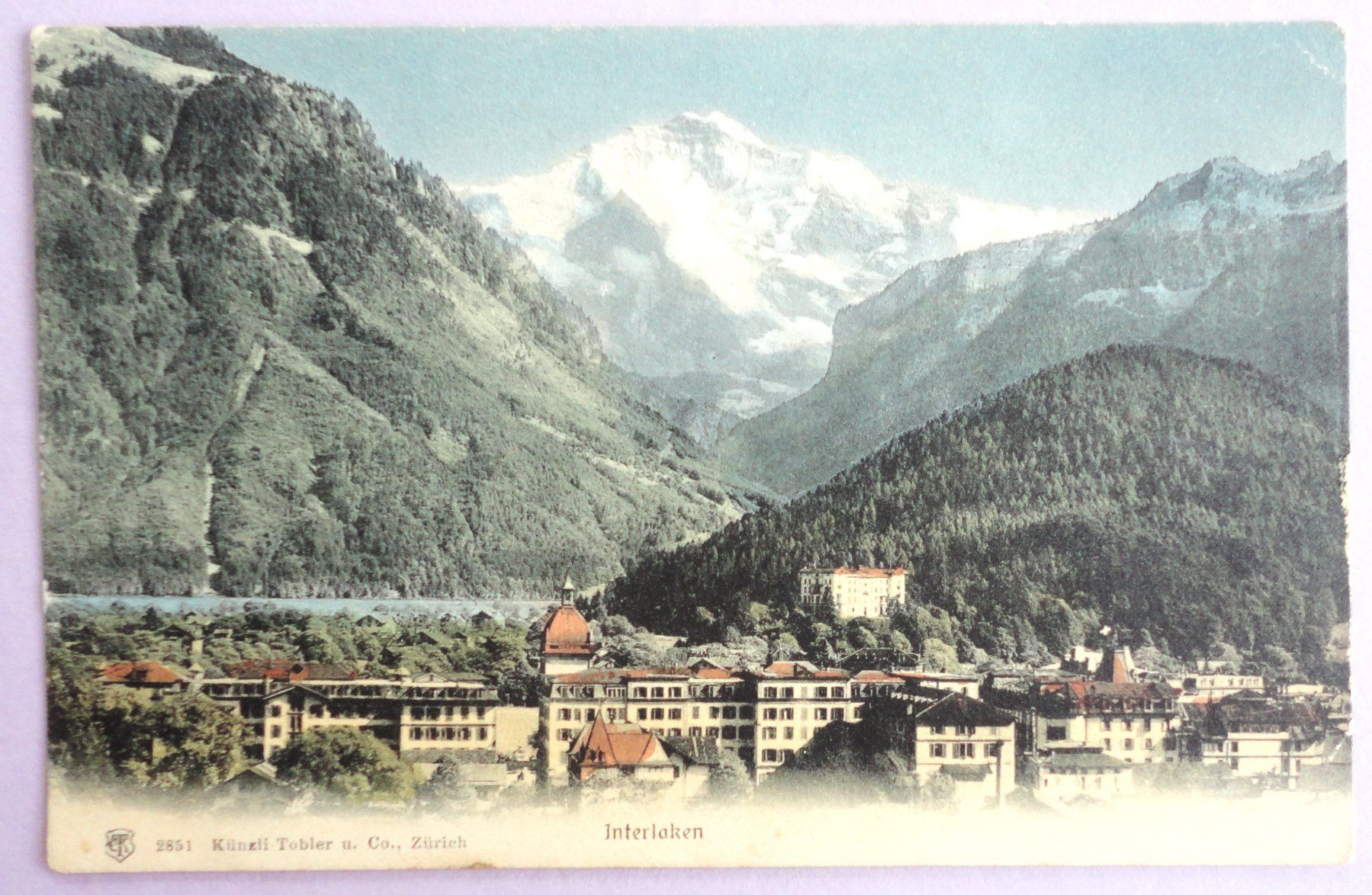 Cartoline postali: Interlaken – Usato da Fétigny venduto da Billy2miny