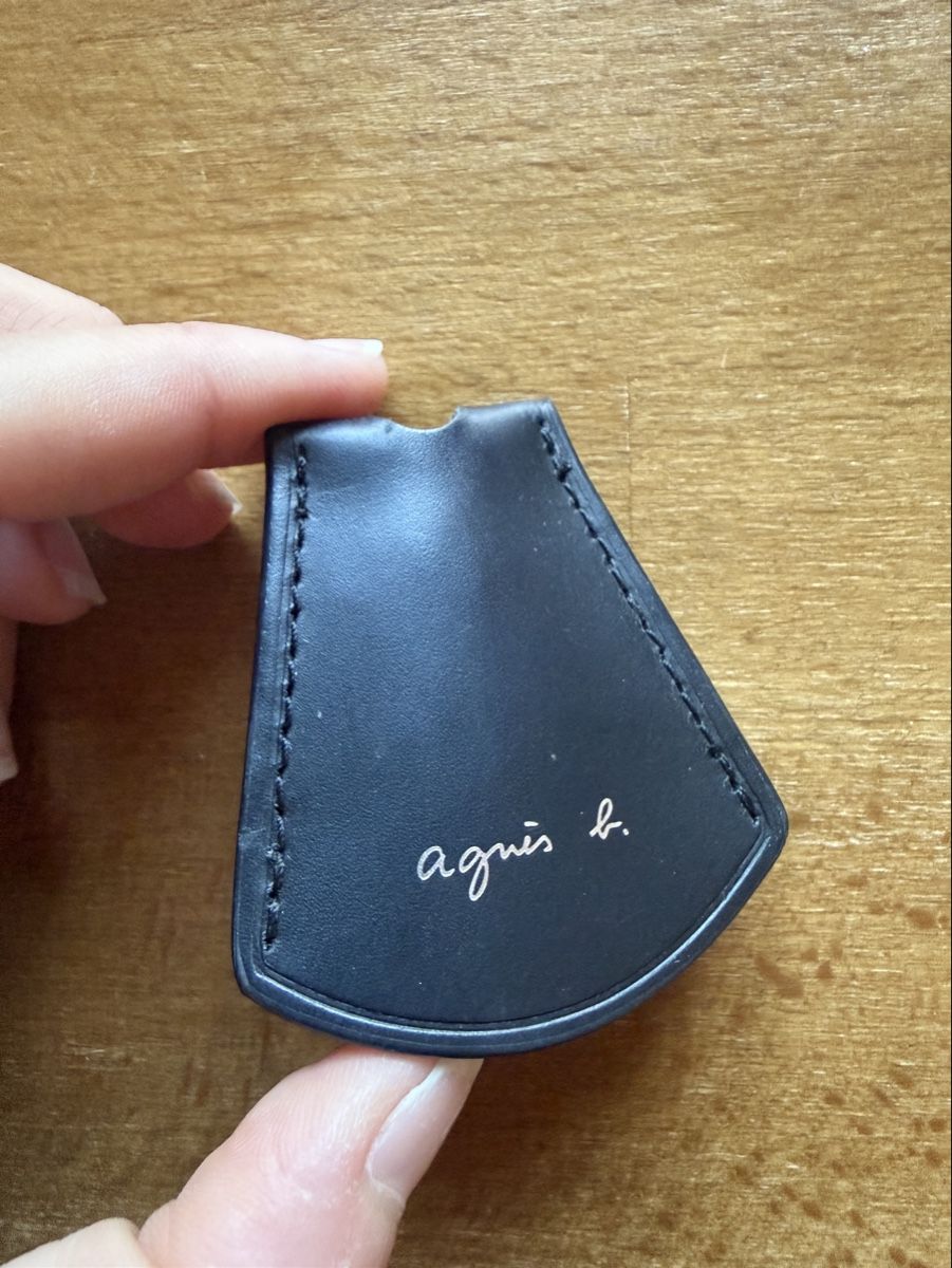 Portachiavi: Agnes b. porte-clés en cuir noir élégant – Usato da Lausanne venduto da Stephaniesdressing 2