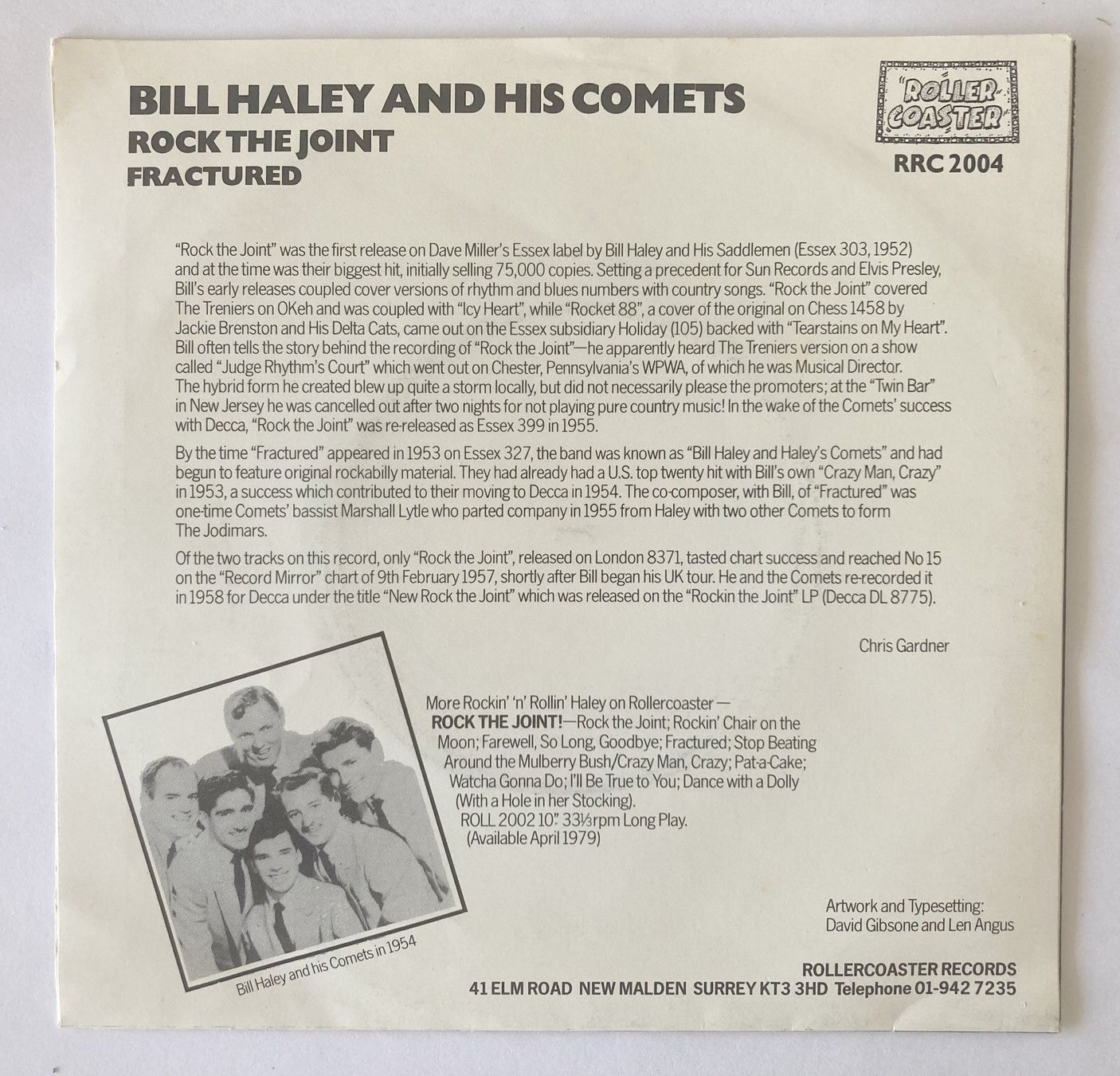 Schallplatten: BILL HALEY AND HIS COMETS - ROCK THE JOINT ! – Gebraucht aus Bottens von hotter-than-hell 1