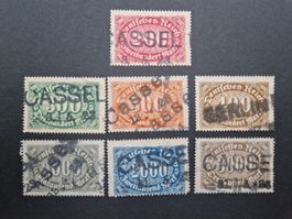 Briefmarken Deutsches Reich mit Sonderstempelung
