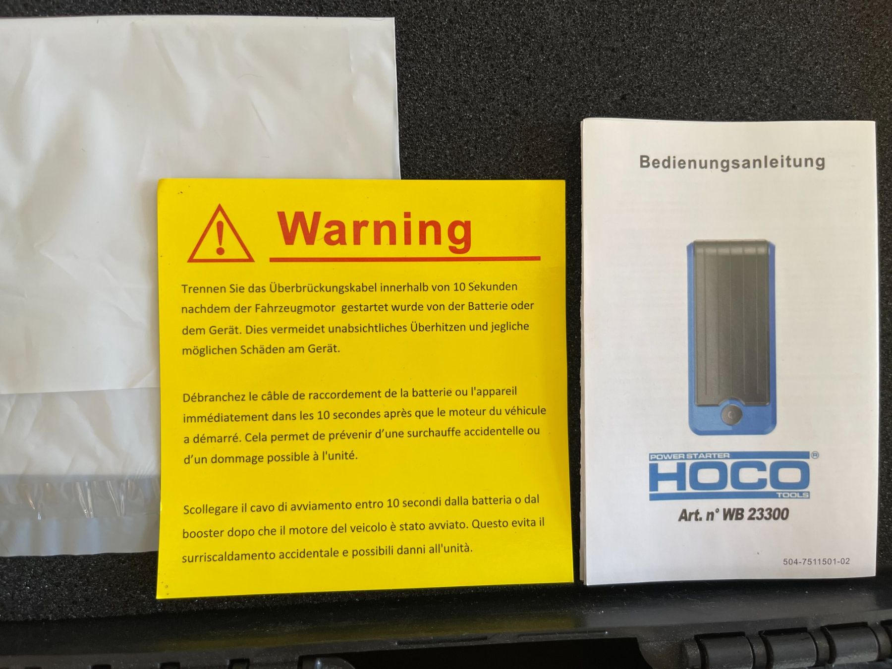 Caricabatterie: HOCO Powerstarter Portable Powerbank/Auto Starthilfe ALLin1 – Usato da Siblingen venduto da Woltersdorf50 4