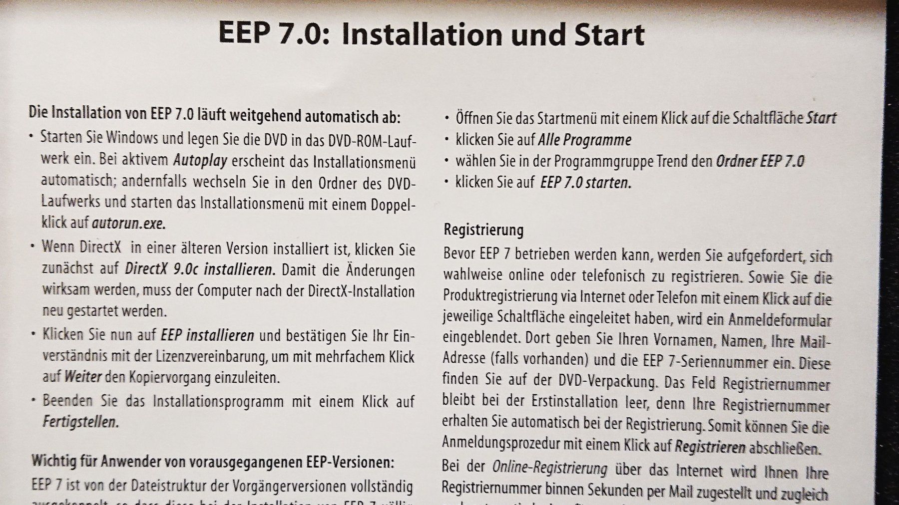 Giochi: PC Game EEP Eisenbahn Simulator Pro 7.0 CD/ DVD – Usato da Reinach BL venduto da Hampe45 2