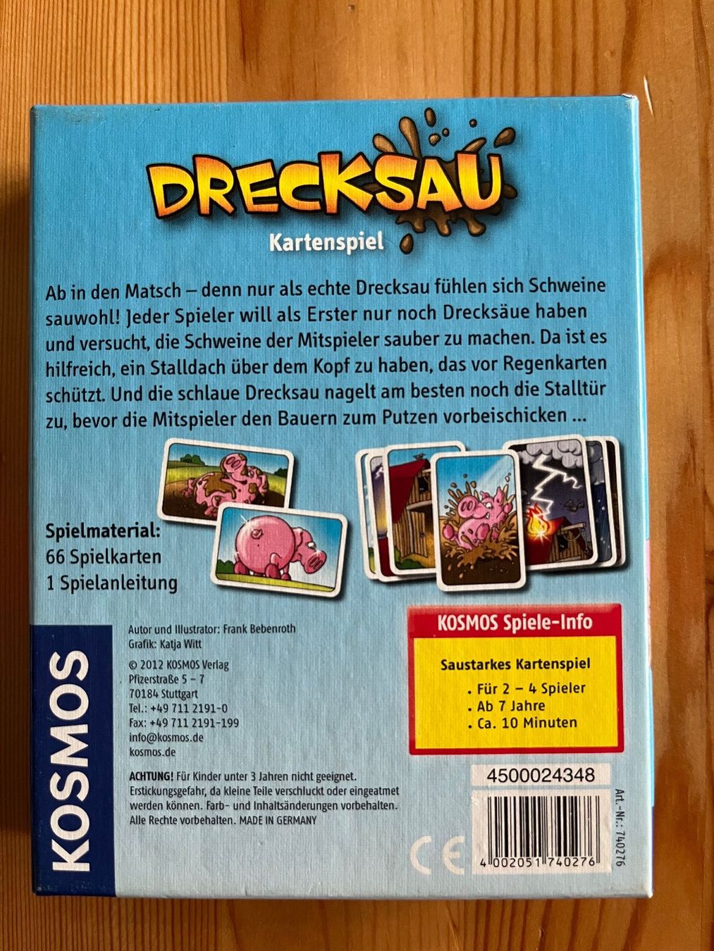 Kosmos Giochi: Dreckssau Kartenspiel - KOSMOS – Usato da Zürich venduto da Gurkis 2