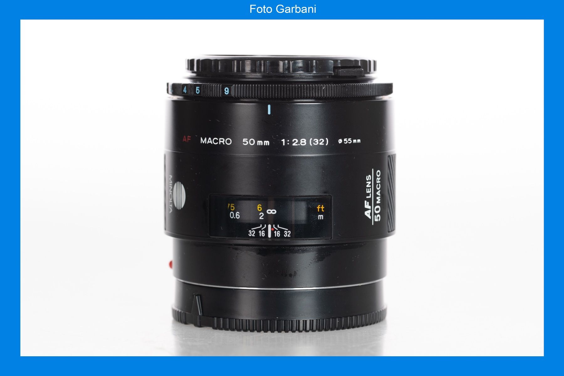 Minolta Objektive: Minolta AF Macro 50mm 1:2.8 – Gebraucht aus Muralto von FotoGarbani