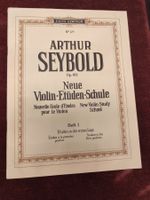 Geigen, Violin-Etüden-Schule A.Seybold Opus 182  Heft 1