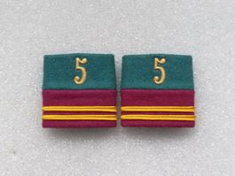 Schulterpatten Oberleutnant Bat 5