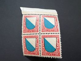 1920 Pro Juventute  Viererblock  J16 postfrisch ** (3810)