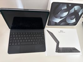 iPad Air 5. Gen. 64 GB Space Grau + Magic Keyboard