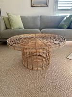 Rattan Couch Tisch
