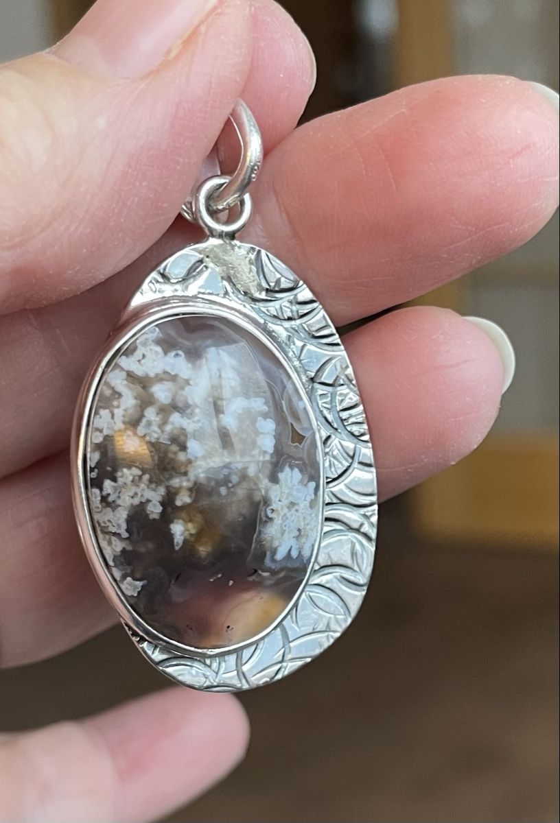 Pendentifs: Silberanhänger 925, mit indischen ACHAT – Neuf avec emballage d'origine à Ebikon par elischka 1