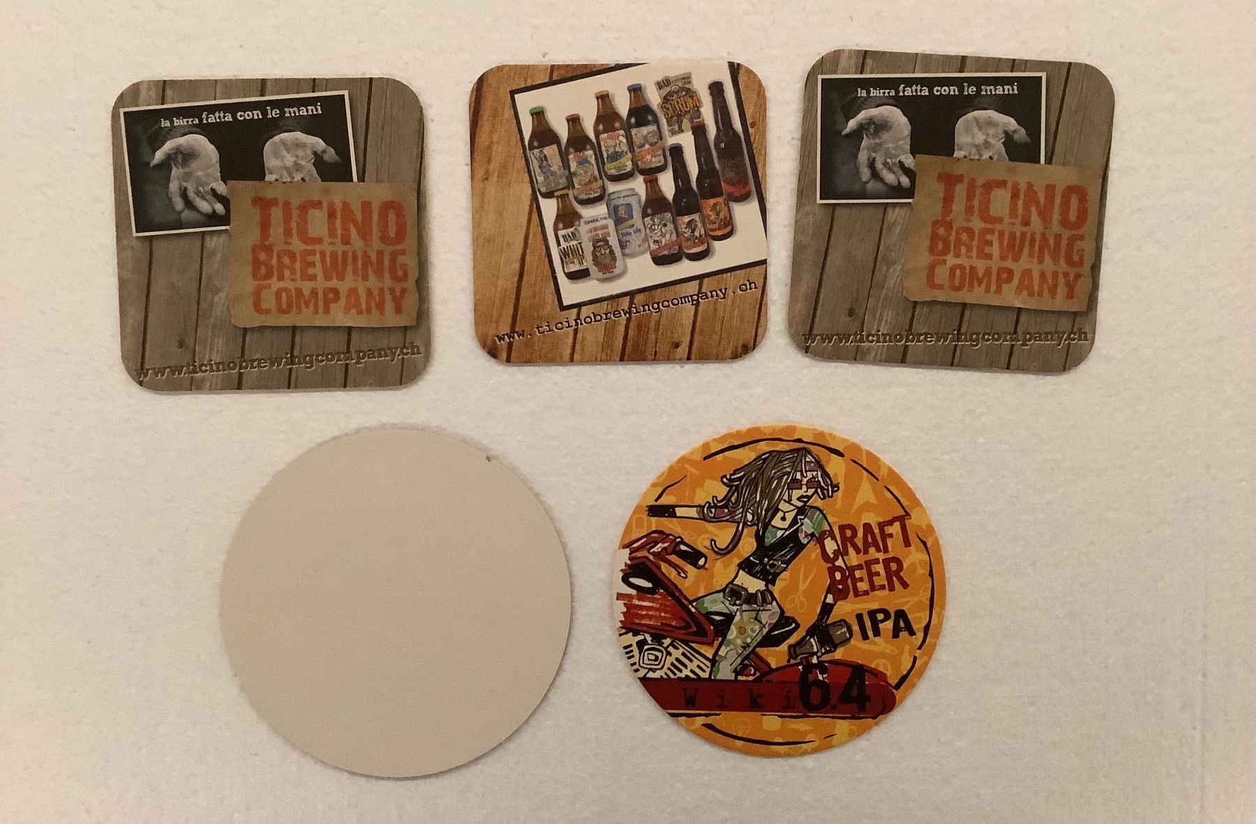 Untersetzer: Bad Attitude /San Martino Bierdeckeln – Neu und originalverpackt aus Arcegno von Denni 1