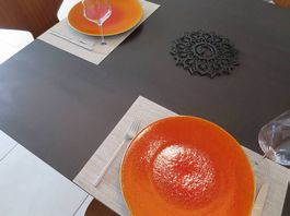Assiette contemporaine