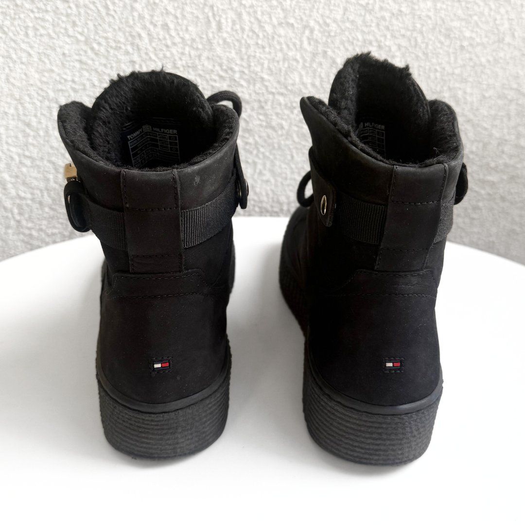 Damenschuhe: TOMMY HILFIGER Bottes Noires - Taille 39 – Gebraucht aus Vevey von secondlifevevey 2