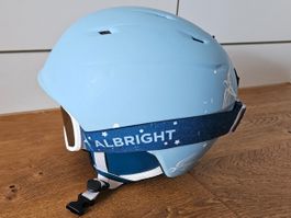 Albright SKW1 Kinder-Skihelm mit Skibrille, 53-57 cm