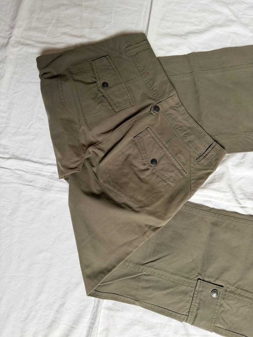 Pantaloni: s.Oliver, Damen-Cargohose, oliv, Gr. 36 – Nuovo (secondo la descrizione) da Basel venduto da Solaia28 4
