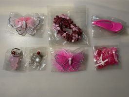 Haarschmuck Set in rosa