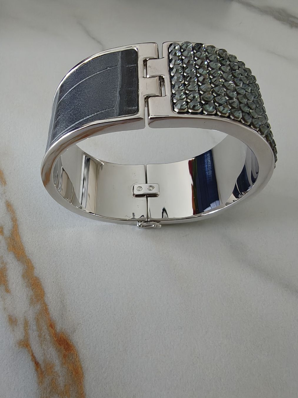 Swarovski Bracciali & Braccialetti: Swarovski Armreif, Silber mit Steinen – Nuovo (secondo la descrizione) da Rütihof venduto da iva_2yts 5
