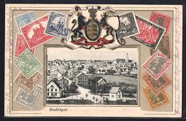 Präge-AK Riedlingen / Donau, Ortsansich