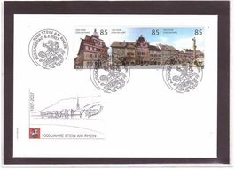 2007 FDC Stein am Rhein aus ABO