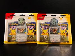 Pokémon 30 Jahre Blister (2er Set / Packung)