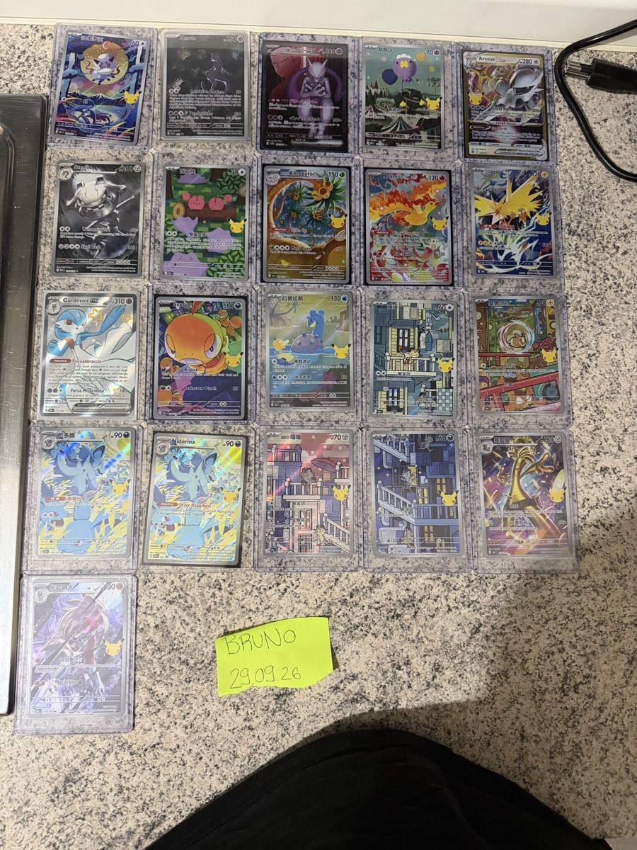 Pokémon Sammelbilder & Trading cards: Carte Pokémon  – Neu (gemäss Beschreibung) aus Locarno von Andybello997