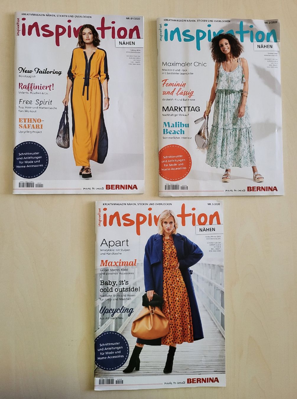 Revues & Magazines: Inspiration Näh Zeitschrift 3er Set, 2020 – Neuf (Voir description) à Winterthur par Baer49
