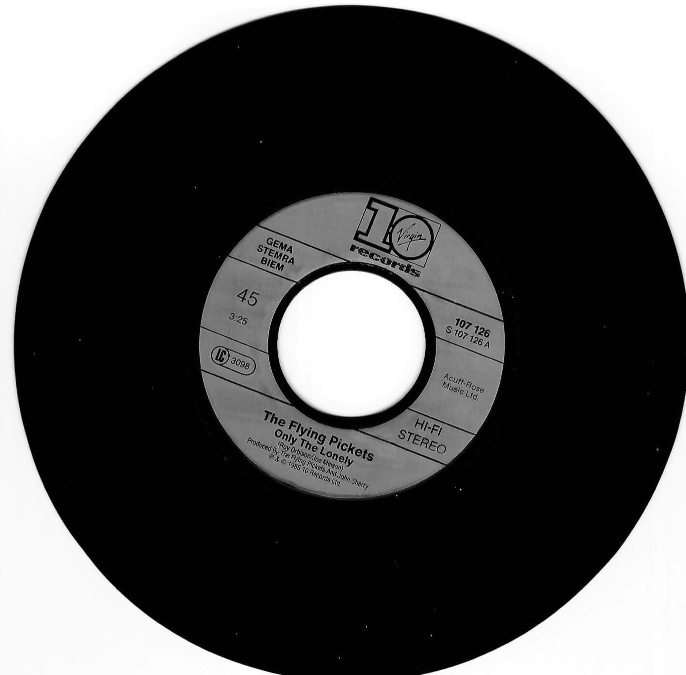 Schallplatten: The Flying Pickets - only the lonely – Gebraucht aus Goldach von Pw1427 1