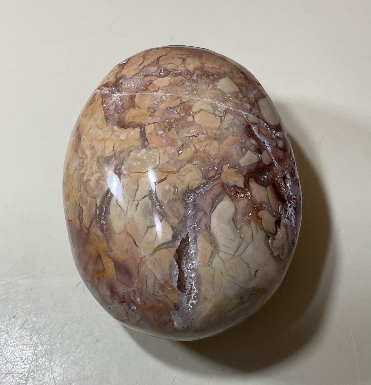 Minerali & Pietre curative: Wunderschöner Jaspis Ocean Free Form Handschmeichler – Nuovo (secondo la descrizione) da Gibswil venduto da BestePreis 3